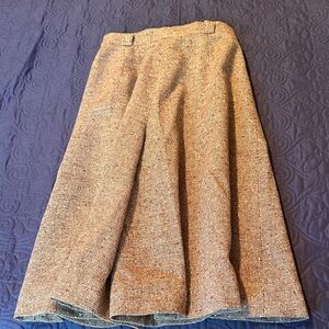 Chic Tan A-Line Women's Skirt